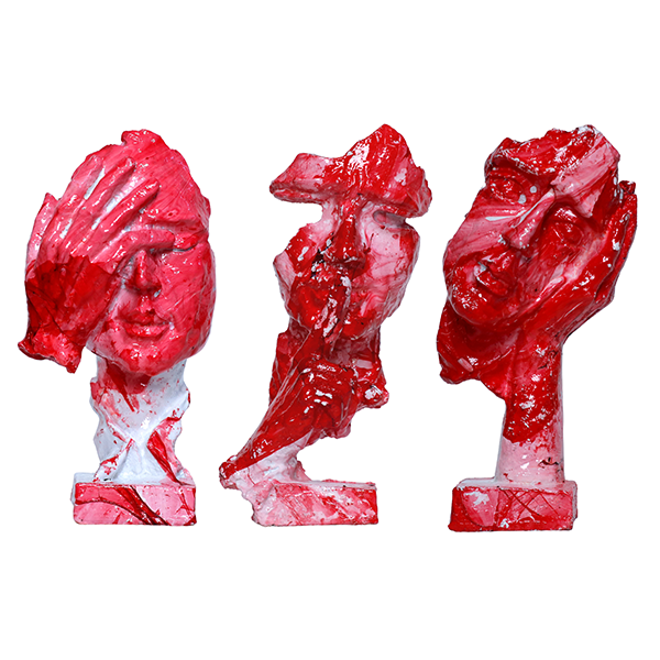 Human Faces Showpiece