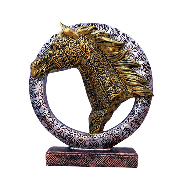 Antique Horse Head Showpiece