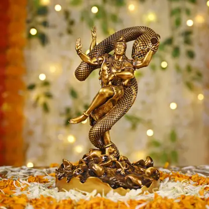 Lord Shiva Natraj with Naag Statue