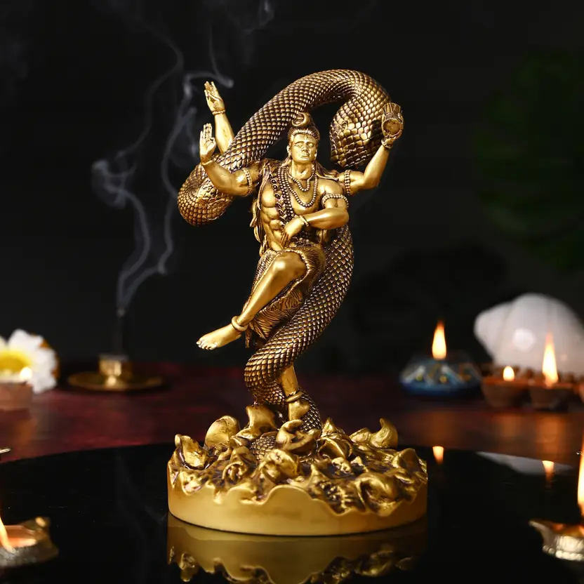 Lord Shiva Natraj with Naag Statue