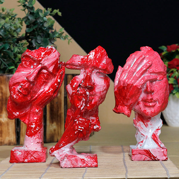 Human Faces Showpiece