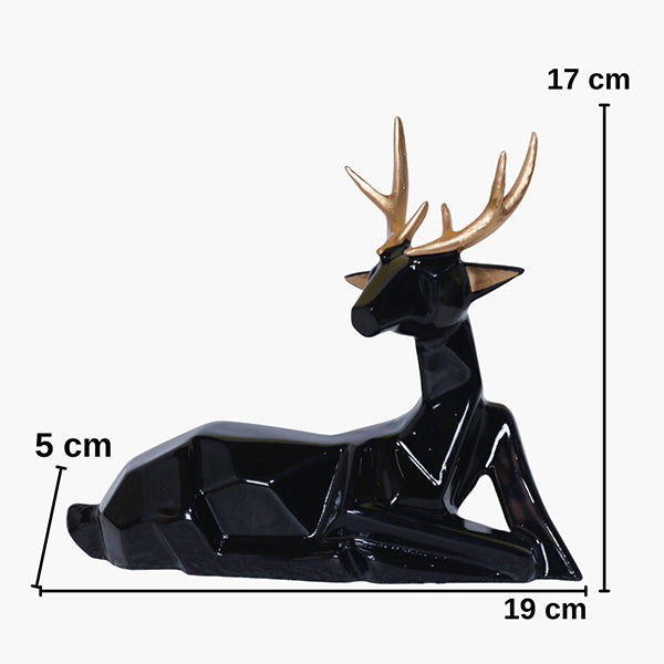 Sitting Deer Showpiece