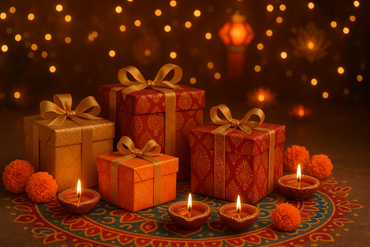 diwali festive gift image