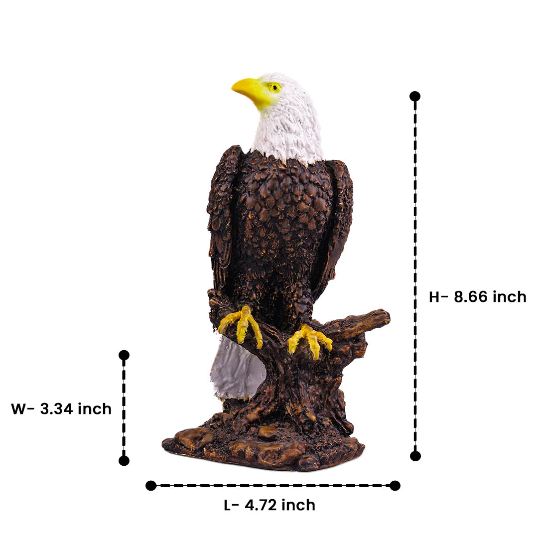 Majestic Bald Eagle Statue for Home & Office Decor