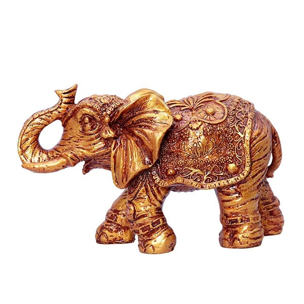 Golden Elephant Showpiece for Home Decor