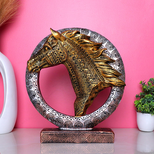 Antique Horse Head Showpiece